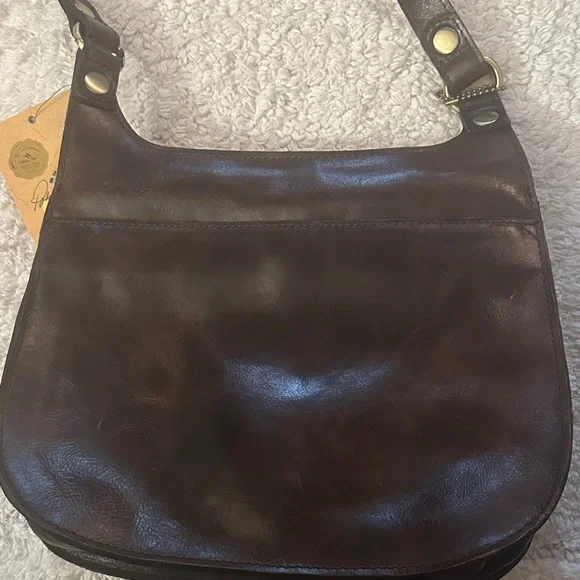 Patricia Nash Brown and White hair on cowhide Cavalino collection - Picture 4 of 4